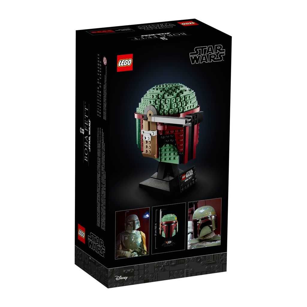 Star Wars Lego LEGO Star Wars : Casco de Boba Fett Edades 18+ # 75277 Artículo 625 Piezas | MHI-536719